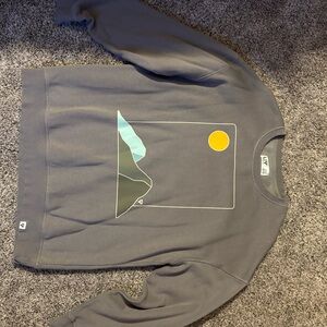 Gray Graphic Men's Sweater